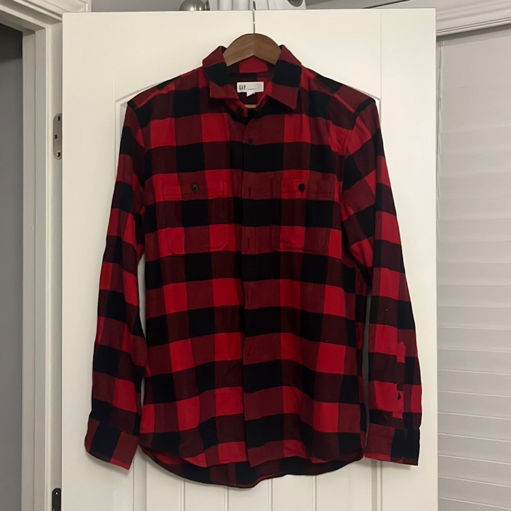 GAP Red/Black Flannel